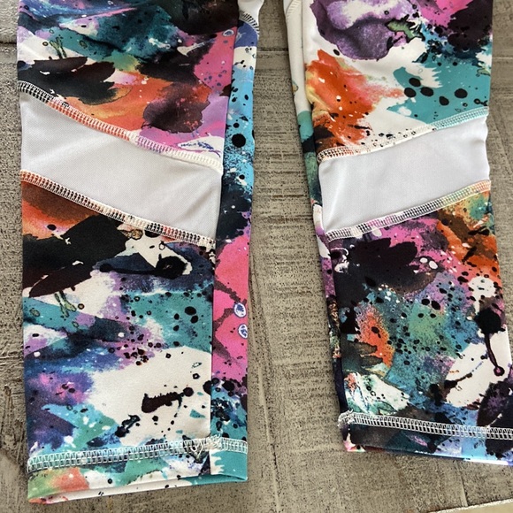 3 from 20!! BSP Womens Activewear Leggings Size L Pockets High Waist - Picture 2 of 8